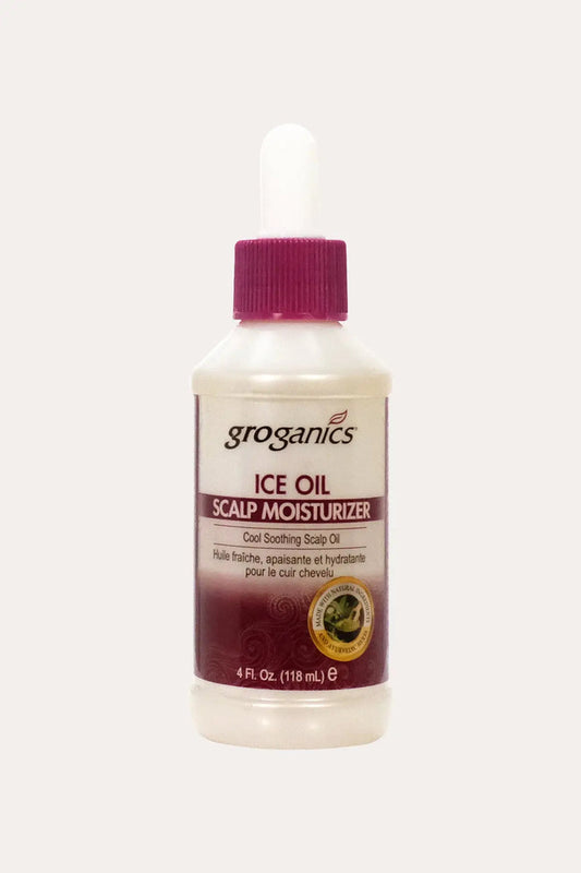 GROGANICS ICE OIL SCALP MOISTURIZER 4oz GROGANICS
