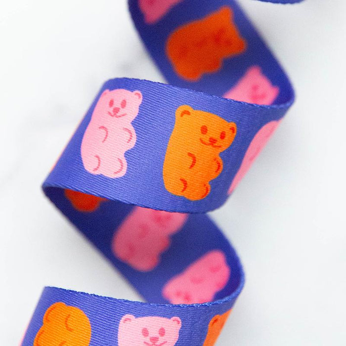 Gummy Bears in Royal Blue Webbing 1.5"