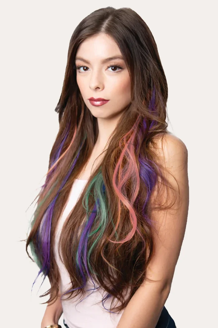 HAIR COUTURE HUMAN HAIR BLEND REDICAL CLIP-IN 2PC 18" HAIR COUTURE