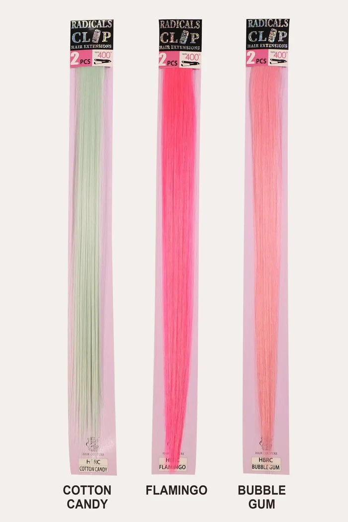 HAIR COUTURE HUMAN HAIR BLEND REDICAL CLIP-IN 2PC 18" HAIR COUTURE