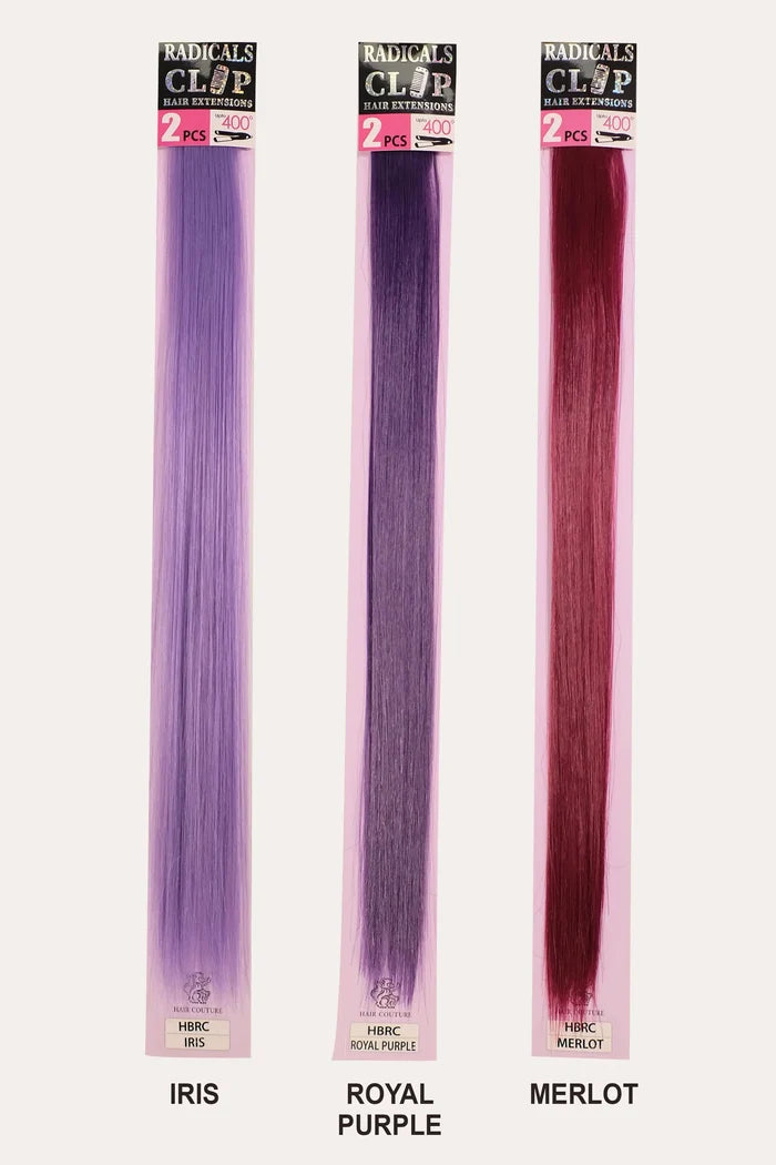 HAIR COUTURE HUMAN HAIR BLEND REDICAL CLIP-IN 2PC 18" HAIR COUTURE