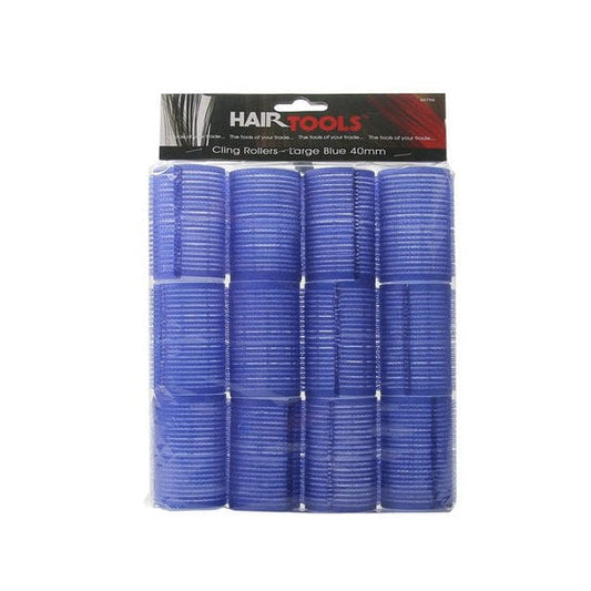 HAIRTOOLS Hair Tools Large Blue Velcro Roller (12)