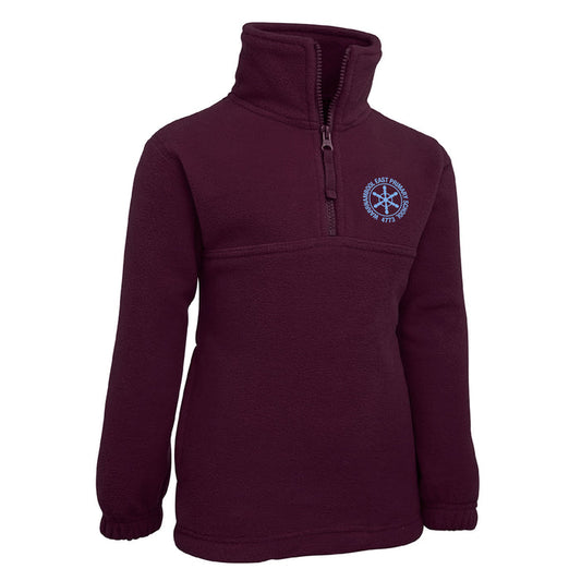 Half Zip Polar Fleece Top