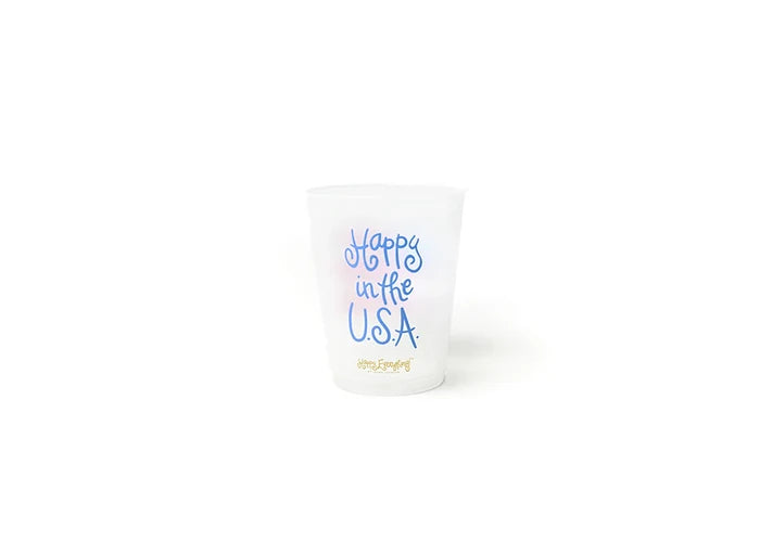 Happy Everything: Flag Frosted Cups Set of 10 - B Social Boutique