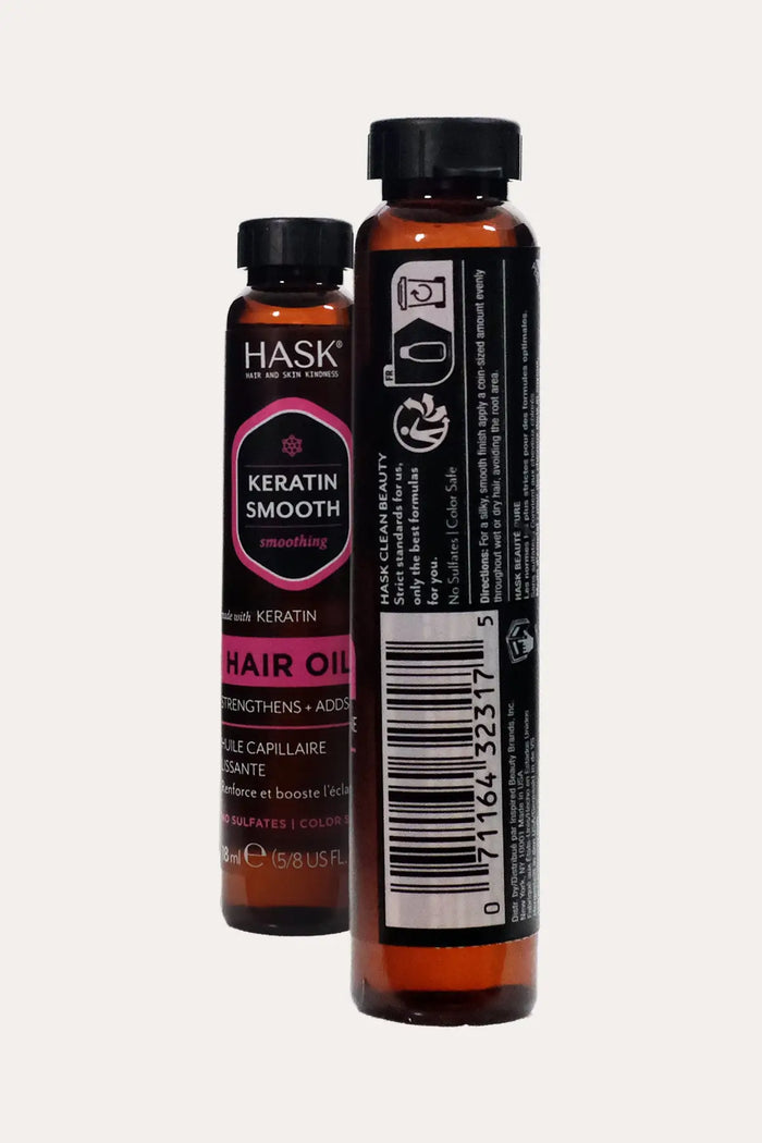 HASK KERATIN SMOOTH HAIR OIL 18ml HASK