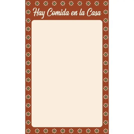 Hay Comida en la Casa Notepad