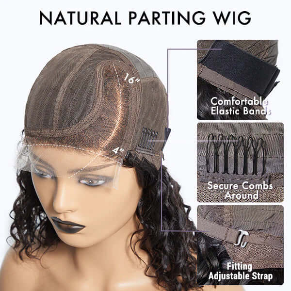 Highlight Piano Side Part Pixie Cut Style Short Wigs