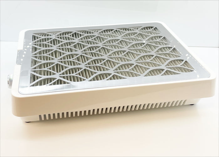 Hurricane - Table Top Nail Dust Collector - White