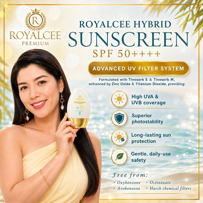 HYBRID SUNSCREEN  SPF 50++++ Royalcee Premium