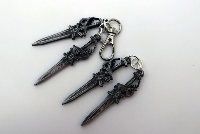FFXV Ignis Dagger Keychain / Necklace Final Fantasy XV - LootCaveCo