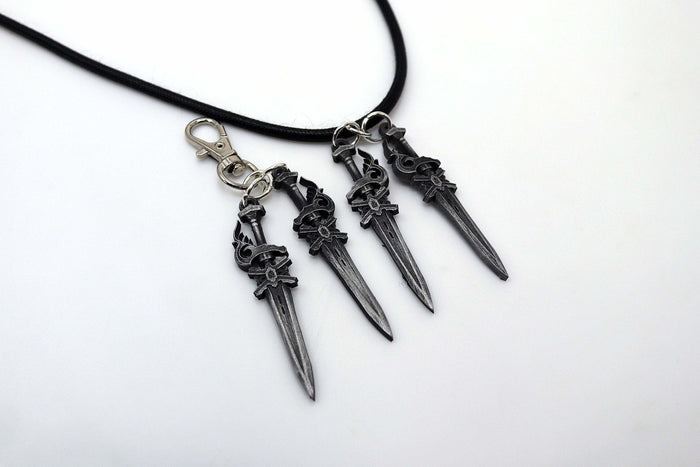 FFXV Ignis Dagger Keychain / Necklace Final Fantasy XV - LootCaveCo