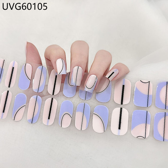 ins UV gel nail sticker