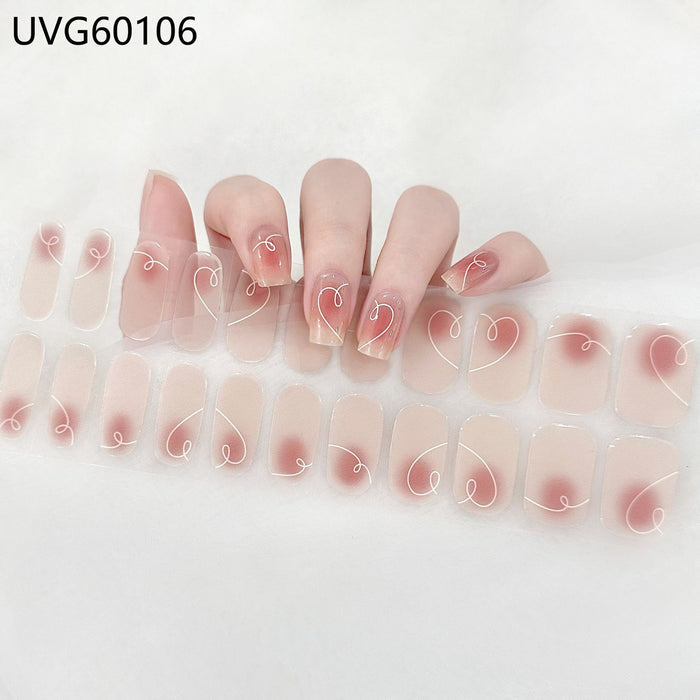 ins UV gel nail sticker