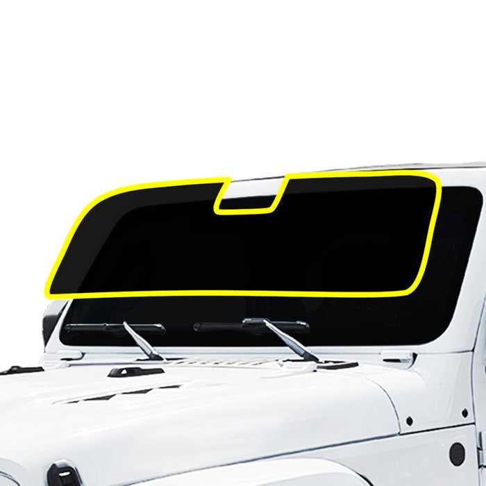 Precut Front Rear Windows Windshield Premium Nano Ceramic Window Film Tint Kit For Jeep Wrangler JLU 2018+ - Bogar Tech Designs