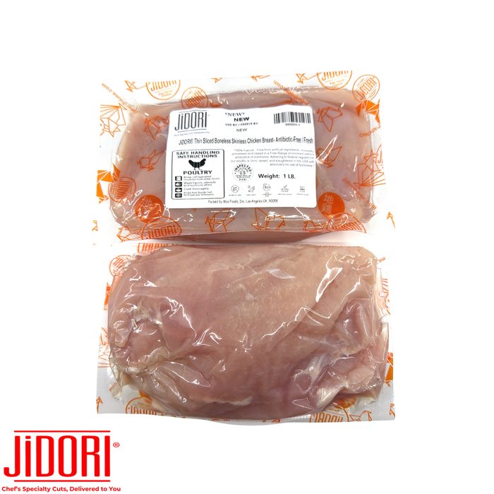 JiDORI® Thin-Sliced Boneless Skinless Chicken Breast