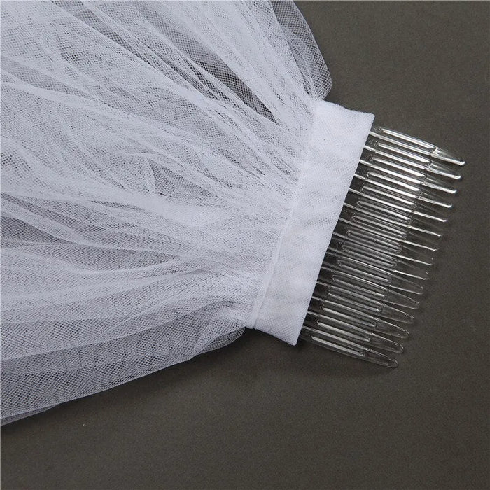 "Jody" - Ivory Knee Length Bridal Veil