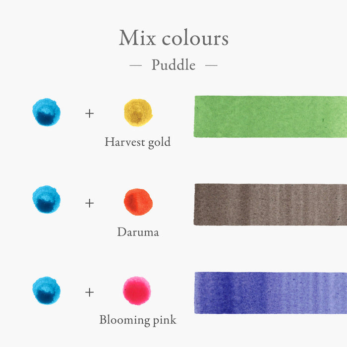 Kakimori Blendable Fountain Pen Ink -Puddle