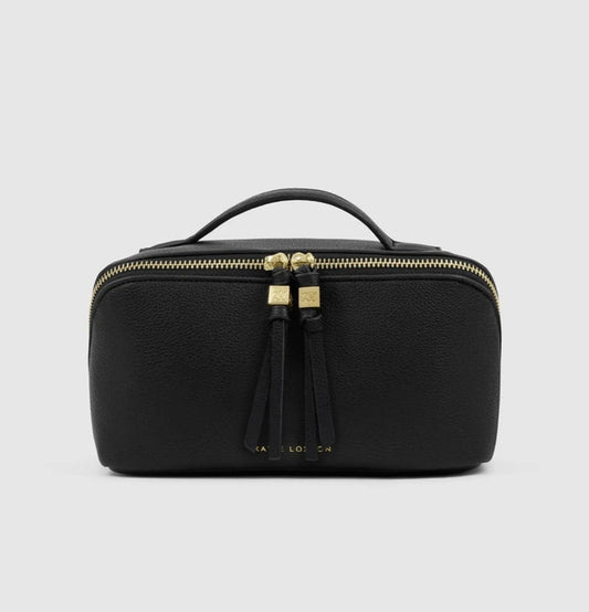 Katie Loxton Soho Medium Makeup/Wash Bag - Black