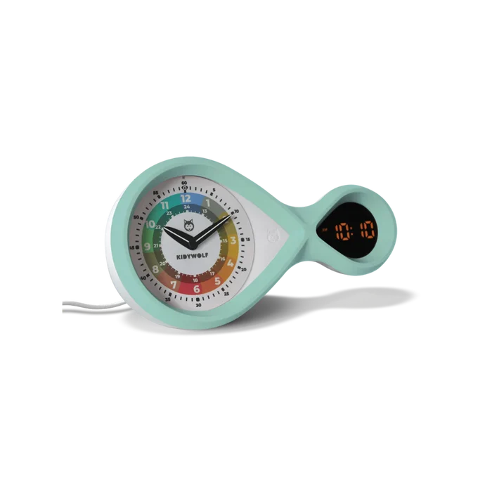 KIDYWOLF - KidyAlarm - Educational Alarm Clock - Mint