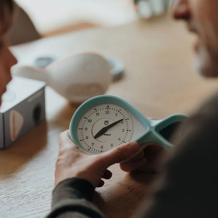 KIDYWOLF - KidyAlarm - Educational Alarm Clock - Mint - Lifestyle Cut 4