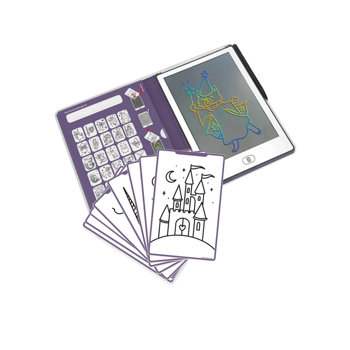 KIDYWOLF - KidyDraw - Mini Drawing Tablet - Once Upon A Time - 30 Illustrations