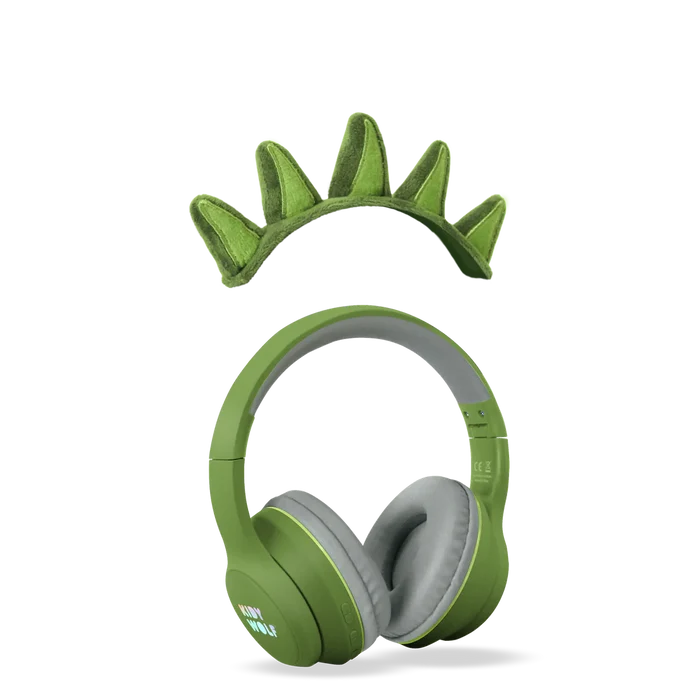 Kidywolf - KidyEars - Bluetooth Headphone - Dinosaur - Attachable