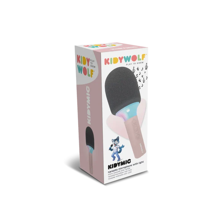 KIDYWOLF - KidyMic- Microphones - Pink - Packaging