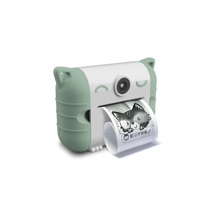 KIDYWOLF - KidyPrint - Instant Camera W/Thermal Printer - Green