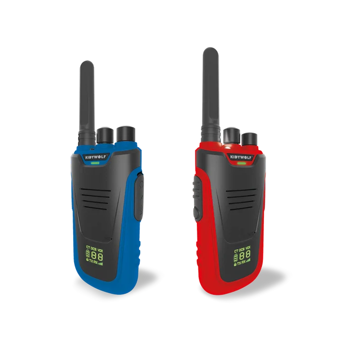 KIDYWOLF - KidyTalk - Walkie Talkies - Blue/Red