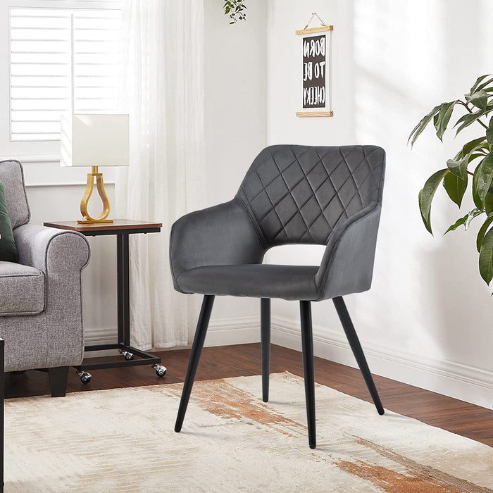 Kieran Velvet Dining Chairs [Set of 2]