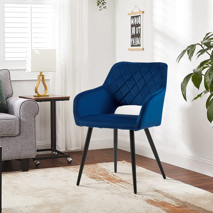 Kieran Velvet Dining Chairs [Set of 2]