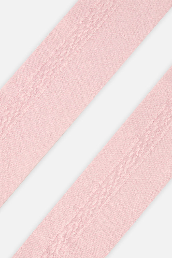 Knit Textured Tights Dusty Pink-2