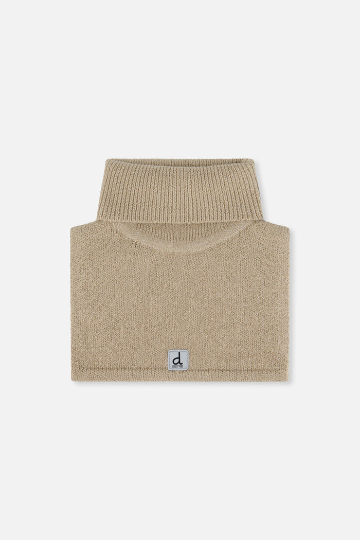 Knit Turtle Neckwarmer Light Taupe-0