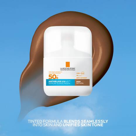 La Roche‑Posay Anthelios UVAir Serum Sunscreen SPF50+ Deep 50ml