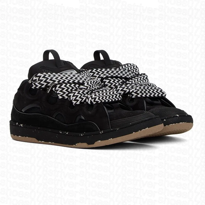 Lanvin Leather Curb Black