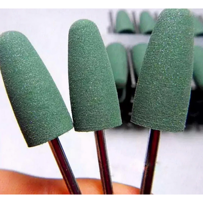 Large Green Dull Cone - Polishing Bit
