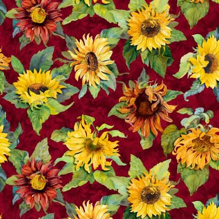 LAST CHANCE - FLOWERS OF THE SUN - LARGE SUNFLOWERS (1 1/2 YARDS)
