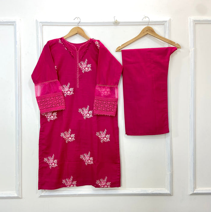 Lavish Embroidered 2PC (Best Seller) (Khaddar) D-174
