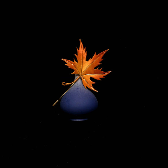 Leaf Bespoke Brooch-Silk Brooch(Chanhua)