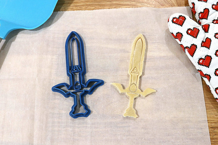 Legend of Zelda Cookie Cutters - Master Sword, Boss Key, Deku Shield, Lens of truth, Sheikah Slate - Breath of the Wild / Nintendo Gift - LootCaveCo