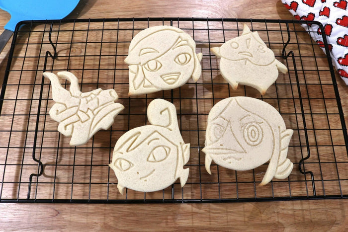 Legend of Zelda Windwaker Cookie Cutters - Link, Tetra, King of Red Lions, Makar, Medli - Nintendo Gift - LootCaveCo