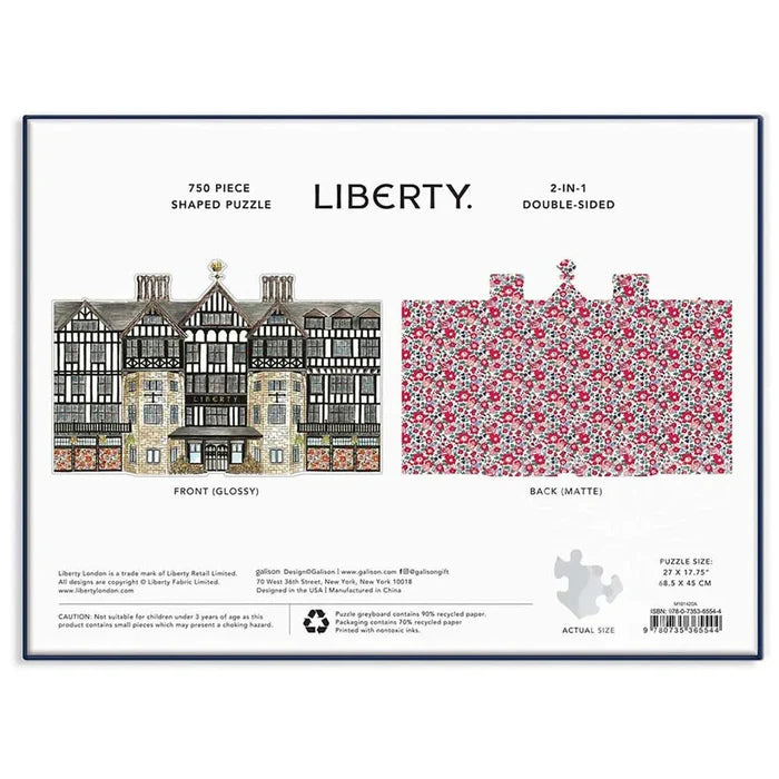 Liberty Tudor Building 750 Piece Shaped Puzzle