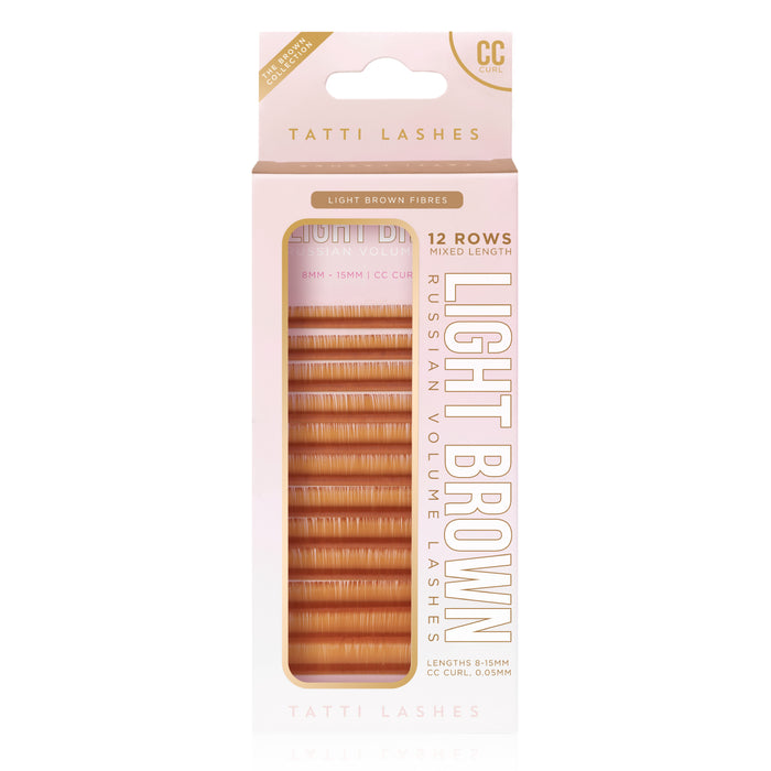 Light Brown Mixed Lashes