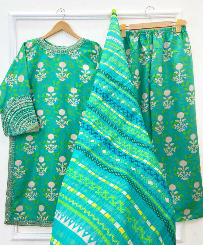 Light Emerald 3PC (Silk) D-237