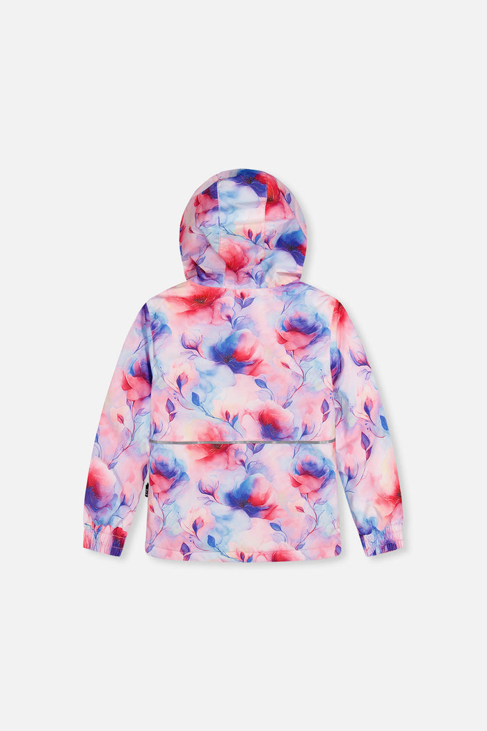 Light Weight Two Piece Chill Snowsuit Mauve Printed Flowers-4