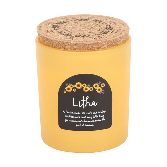 Litha Wildflower Wheel of the Year Candle 🇬🇧