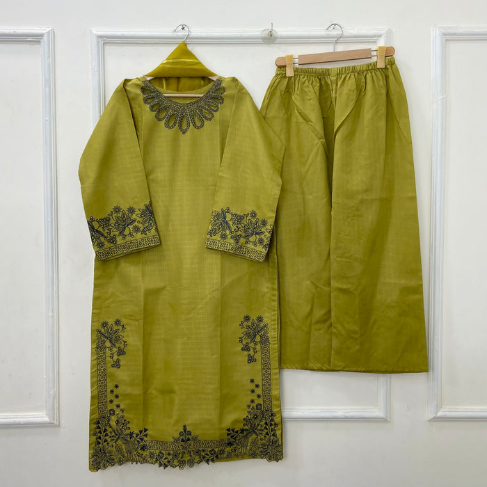 Long Length | 3PC Cotton D-555