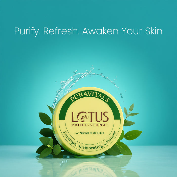 Lotus Herbals Professional Puravitals Eucalypto Invigorating Cleanser,260Gm