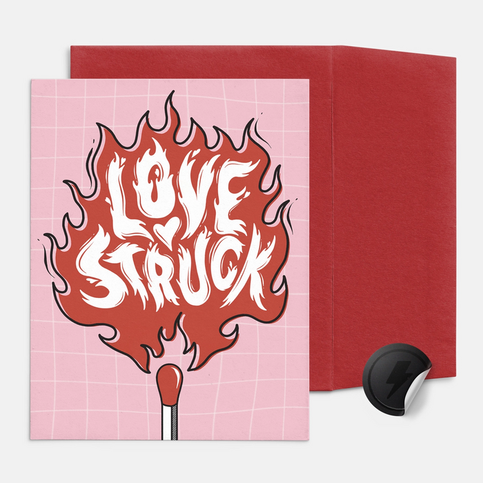 Love Struck Love Card