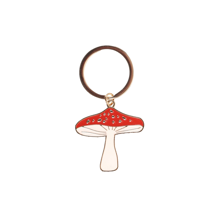 Lucky Toadstool Keyring